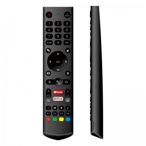 音声制御IR \\/ bluetoothワイヤレスTVリモコンを備えたAndroidリモコンとチューブnetflixボタン