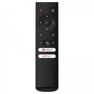 テレビ/セットトップボックスのための複製防水テレビリモコンBluetoothユニバーサル14キーブラックリモートコントロール
